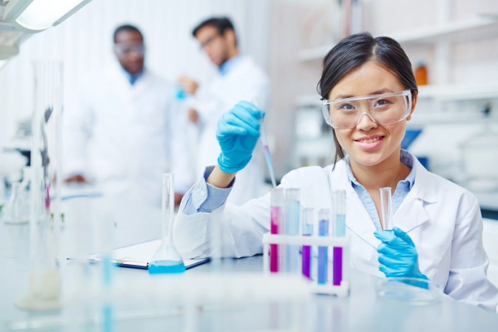 Scientist in laboratory